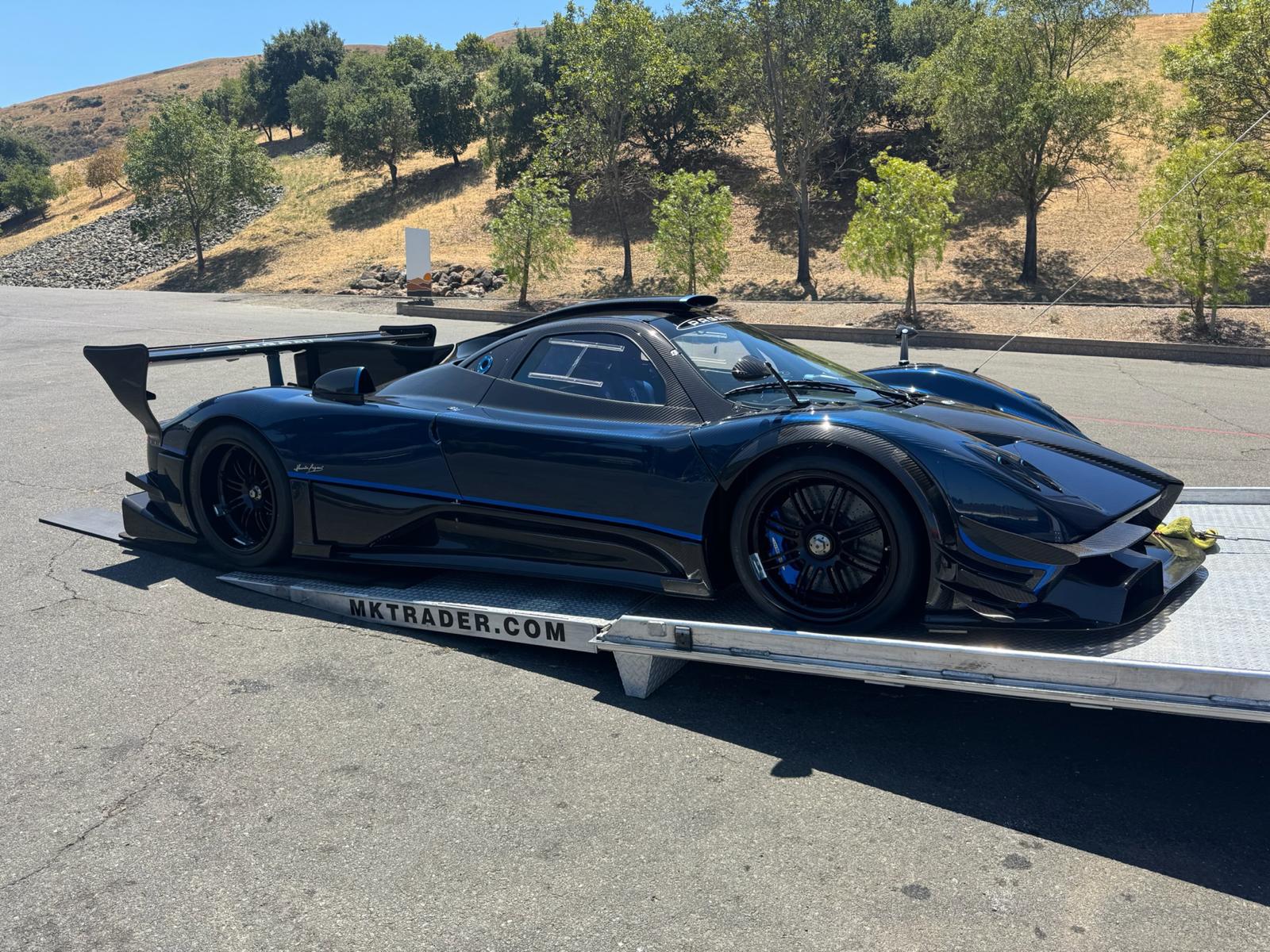 Pagani Zonda Revolucion on open trailer