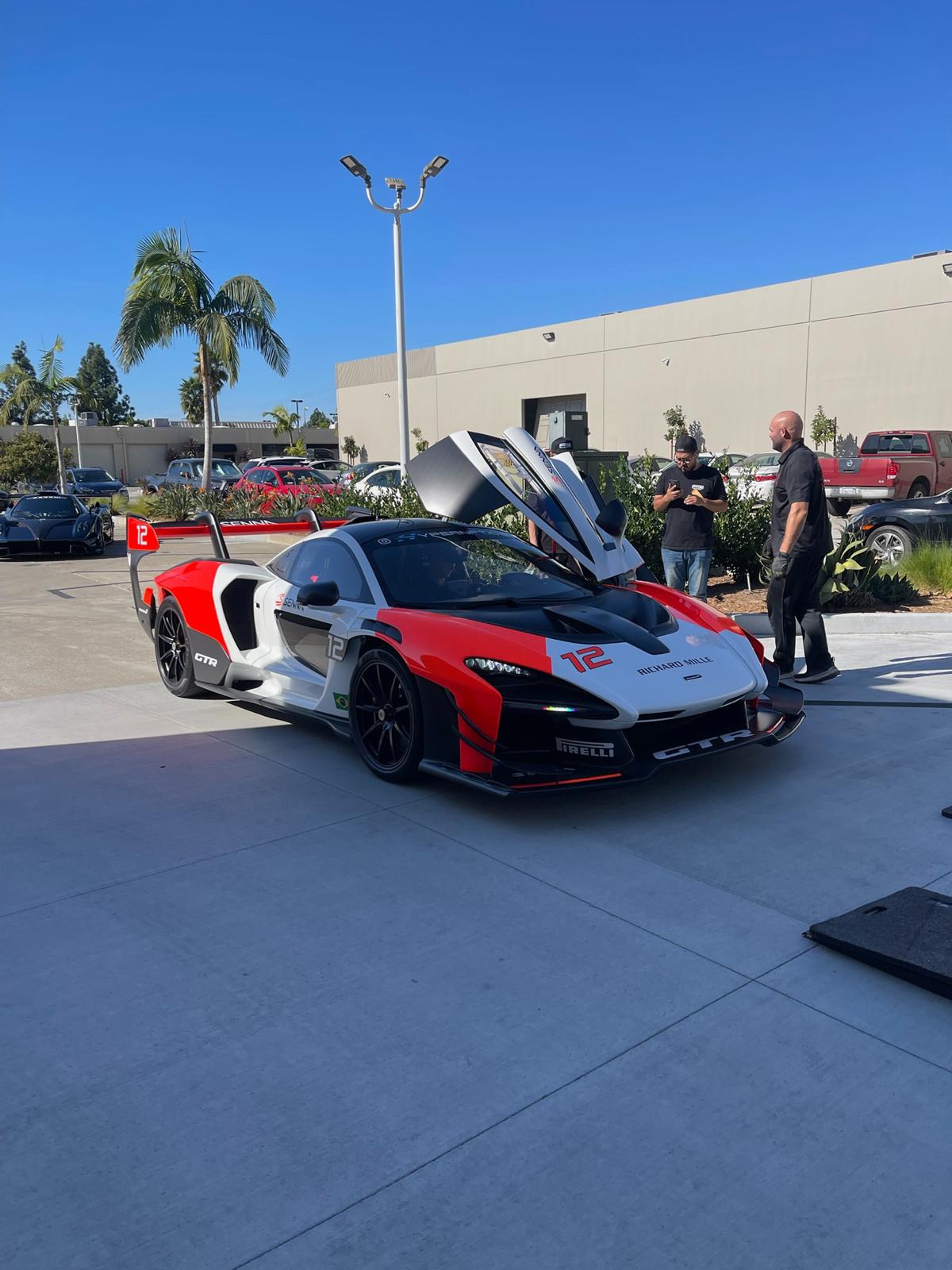 McLaren Senna GTR doors up